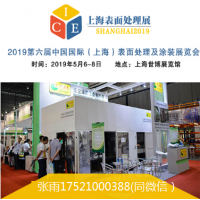 2019第六屆中國國際(上海)表面處理及涂裝展覽會(huì)