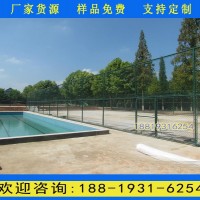 佛山2米高球場圍欄網價格 鍍鋅包膠勾花網廠家 足球場圍欄