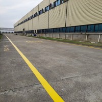 蘇州太倉廠區人行道、吳江工廠車間通道畫線、常熟斑馬線標線