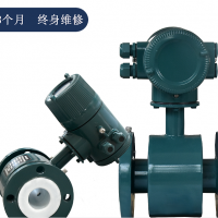 智能電磁流量計(jì)四氟PTFE襯里一體式RS485定量控制儀表